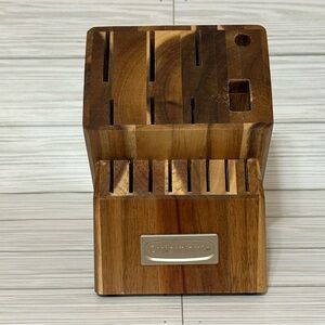 Cuisinart Wooden Cutlery 16 Knife Slot Block